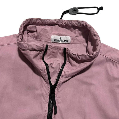 Stone Island Pink Pullover Smock Jacket | XL, Pink