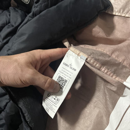 Stone Island 22/82 Microfelt Fireman Clasp Jacket | Medium, Metallic Pink