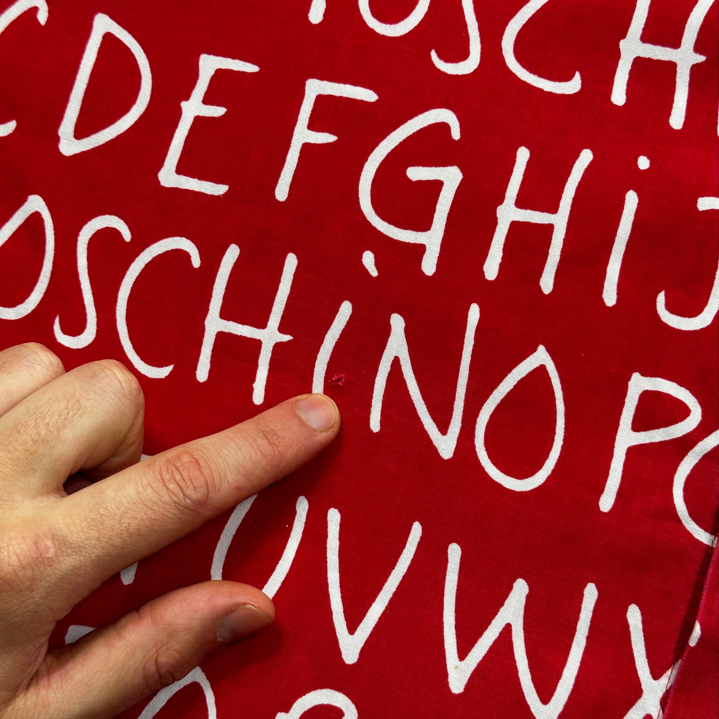 Moschino Jeans 00’s ABC Set Red - W32 & XXL | Default Title, Red