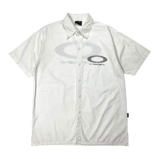Oakley Software Button Up Shirt, Size Medium | Oakley, White