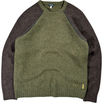 Armani Jeans 00’s Wool Knit Jumper M | Medium, Green