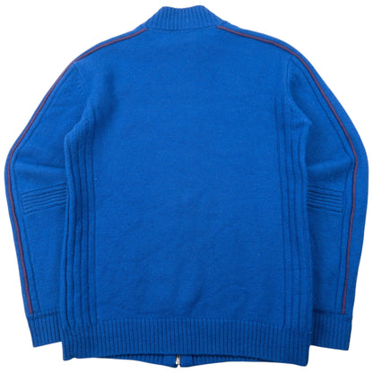 Vintage 2000s YSL Yves Saint Laurent Zip Up Wool Jumper Size S