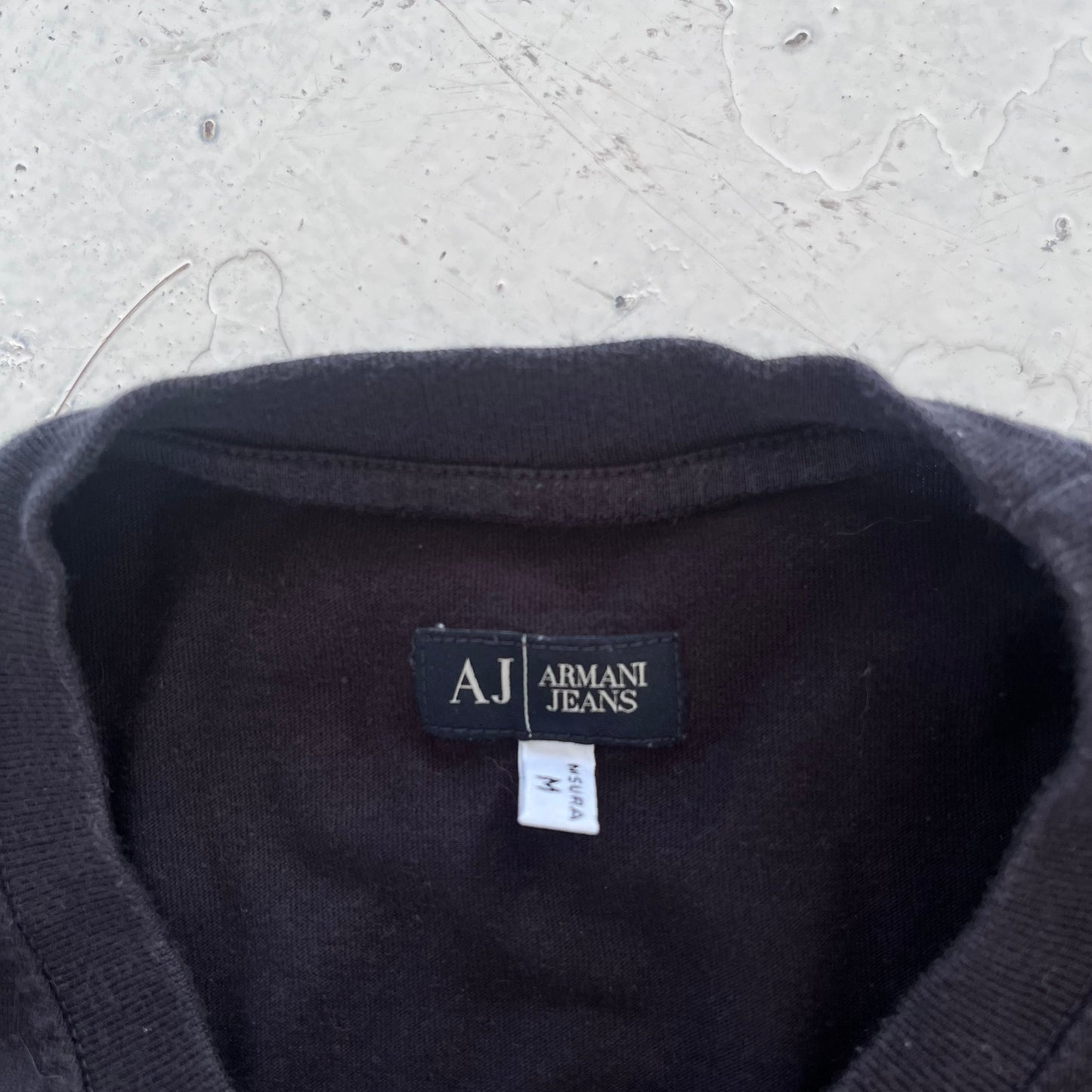 2000s armani jeans navy graphic tee | Navy, Navy