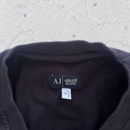 2000s armani jeans navy graphic tee | Navy, Navy