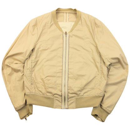 Vintage 2000s YSL Yves Saint Laurent By Tom Ford Multi Zip Bomber Jacket Size S | Small, Beige