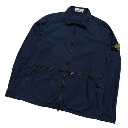 Stone Island Zip Up Overshirt