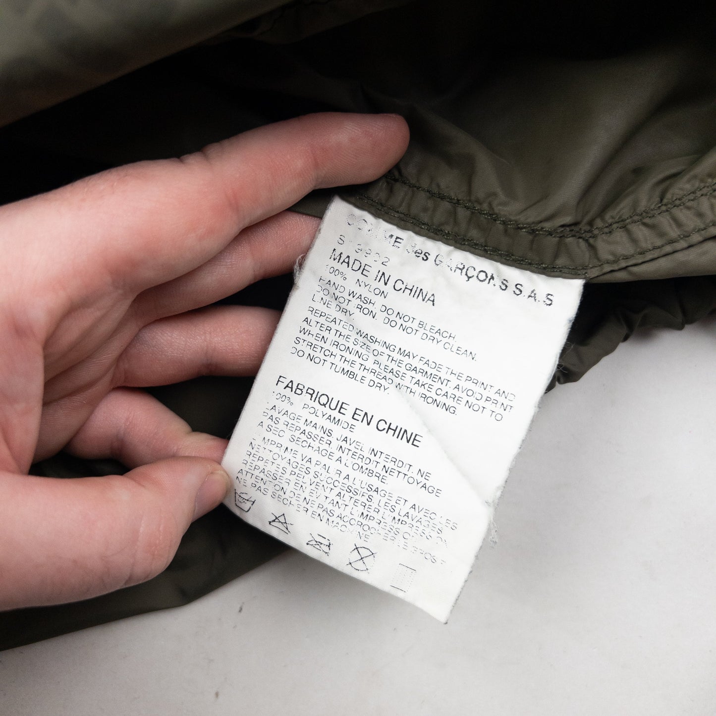 Vintage Comme Des Garçons SHIRT Snow White Heat Christmas Q Zip Jacket Size M