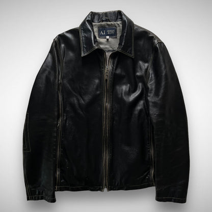 Armani Jeans Leather Jacket (2000s)