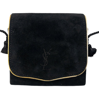 Vintage 90s YSL Yves Saint Laurent Suede Mini Crossbody Bag | O/S, Multicoloured