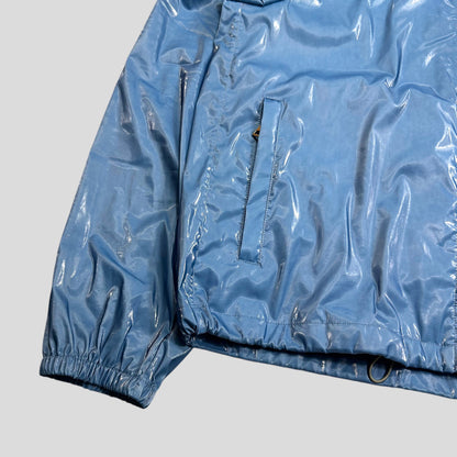 Prada Milano 2013 Liquid Silk Powder Blue Windbreaker - XL