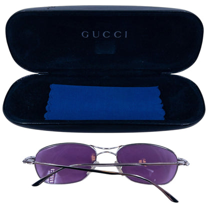 Vintage 2000s Gucci Sunglasses | O/S, Purple