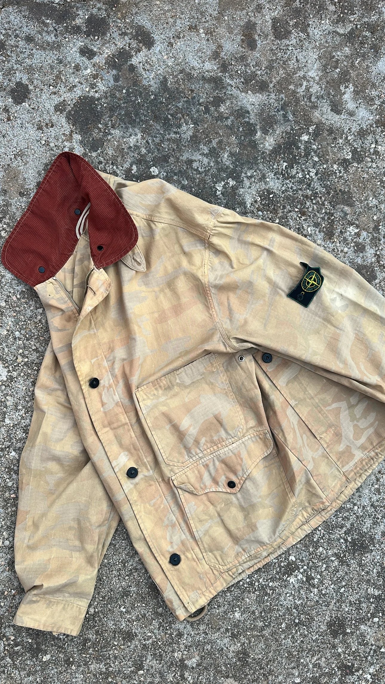 S/S1990 Ice Camouflage Carpenter Jacket
