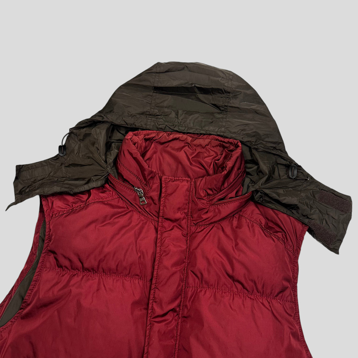 Prada Sport AW00 Nylon Down Technical Gilet Puffer - IT48 (M/L) | Medium, Red