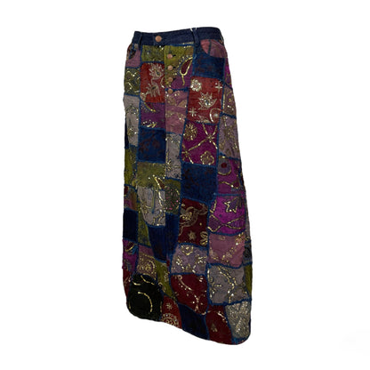 S/S 1999 Jean Paul Gaultier patchwork skirt