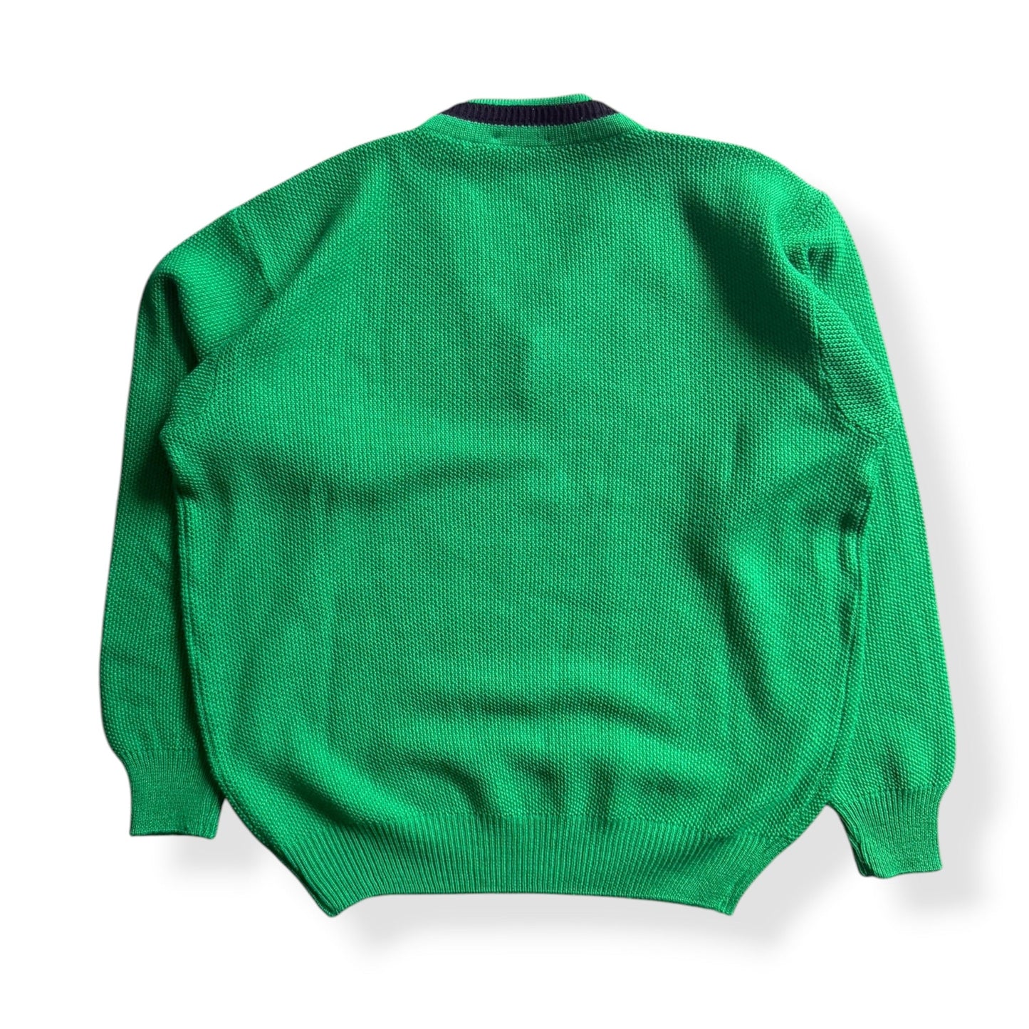 1980's Emporio Armani Knitted V-Neck Jumper (S) | Default Title, Red