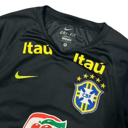 Nike Brazil 2020 Training Shirt In Dark Green ( M )