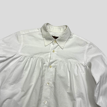 CDG Tricot 2019 Boxy Gathered Blouse Shirt - S-L | Default Title, Red