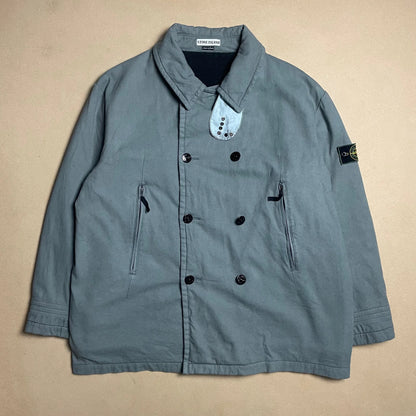 A/W 1997 Summit Grey Treated Wool Pea Coat