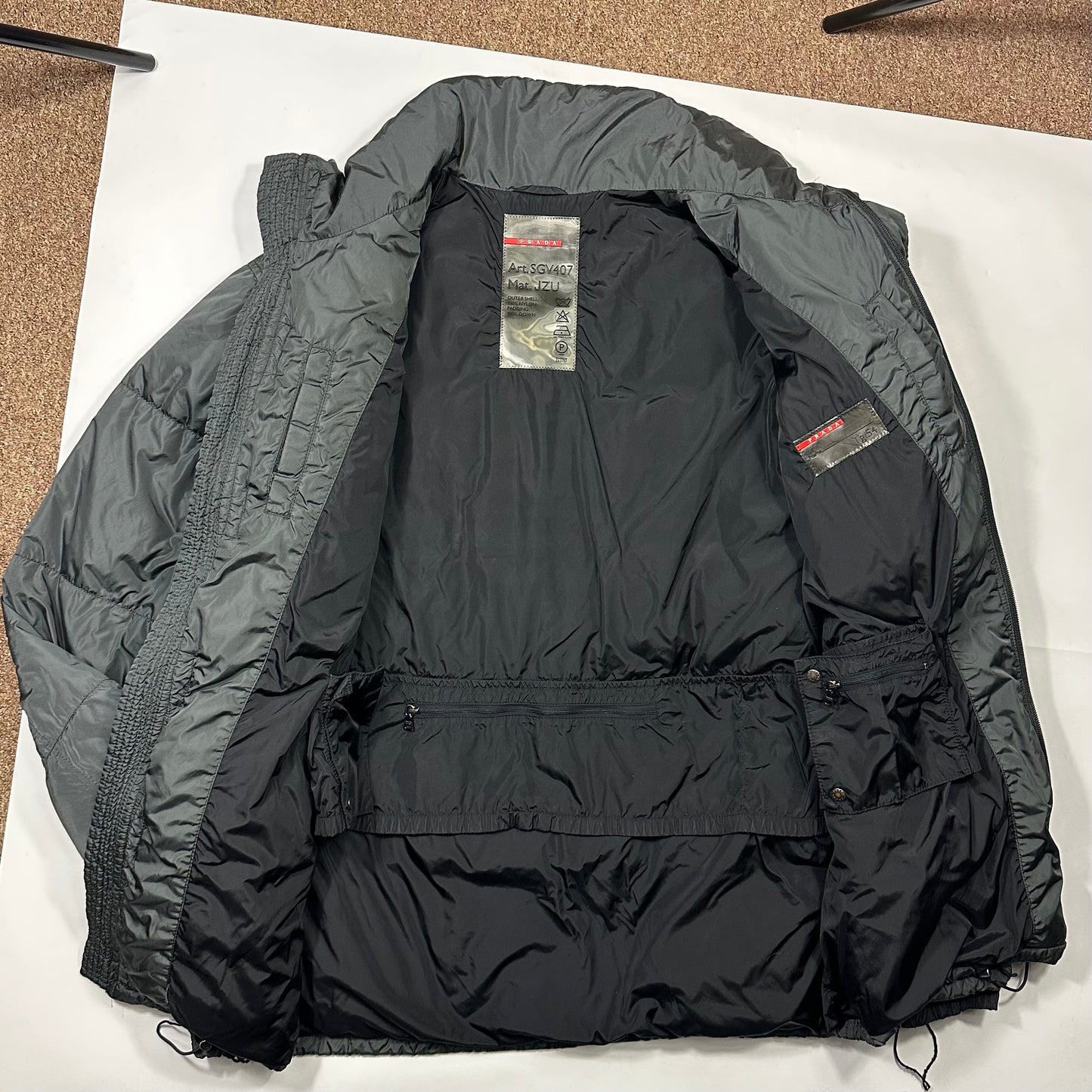 Prada Sport 00’s Nylon Down Technical Toggle Puffer - IT54 (XL/XXL)