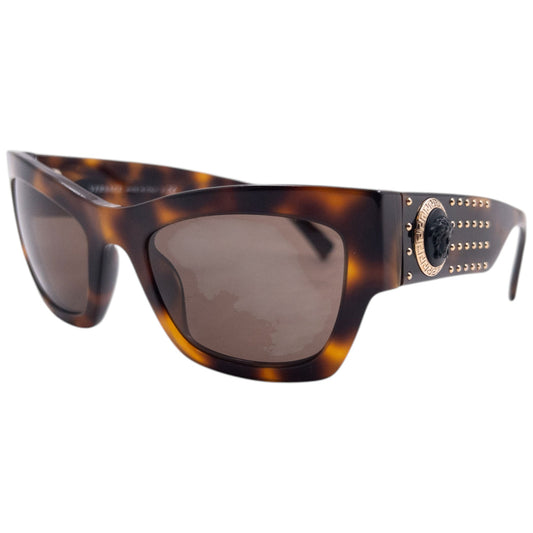 Vintage 2000s Versace Tortoise Shell Sunglasses | O/S, Brown
