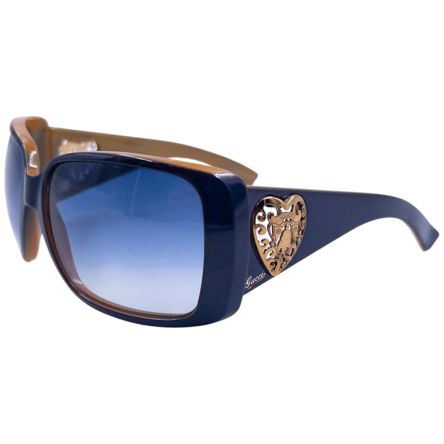 Vintage Gucci Heart Crest Sunglasses