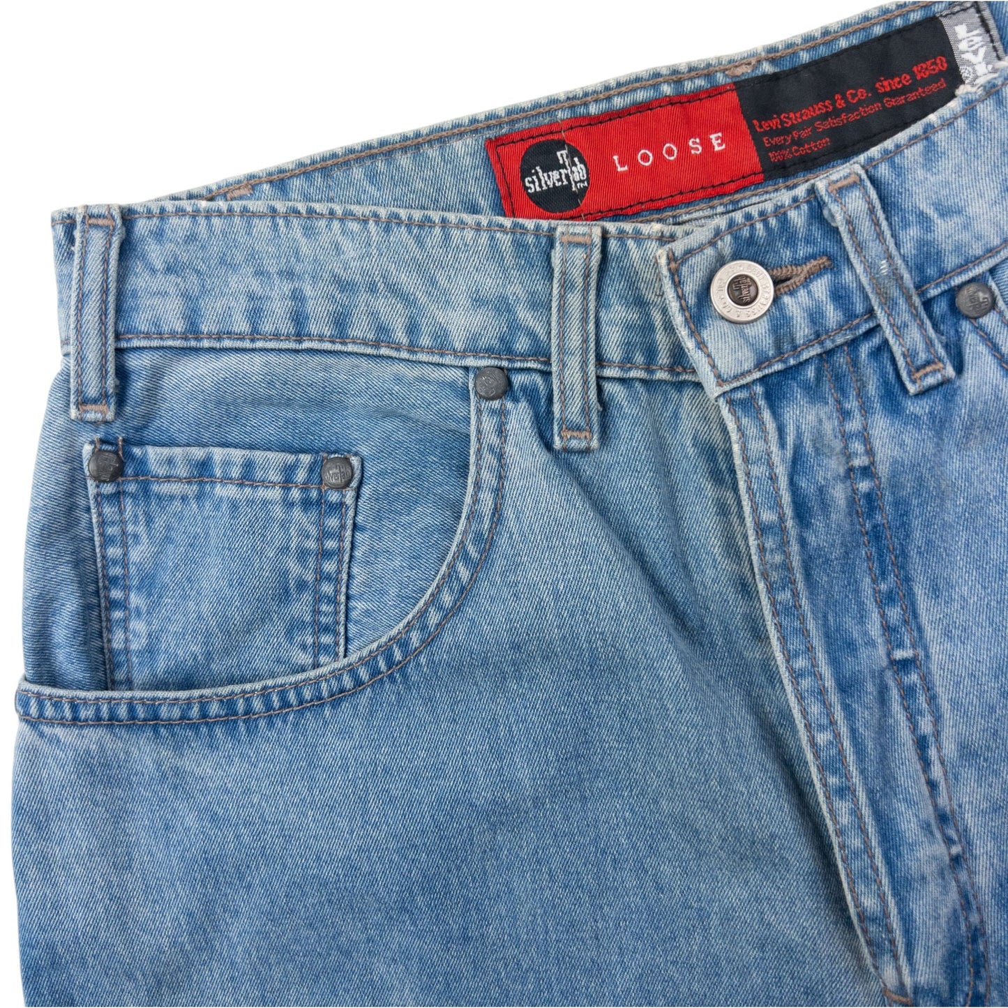 Vintage 2000s Levi's Silver Tab Loose Denim Jeans Size W28 | W28, Blue