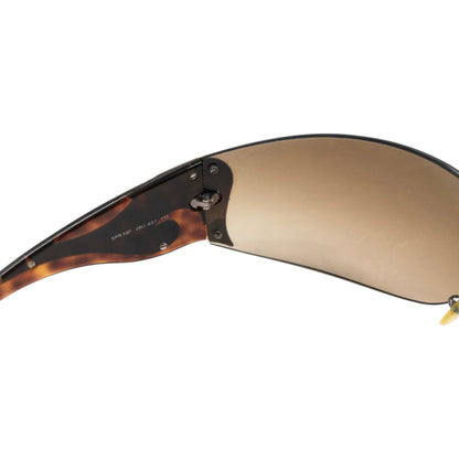 Vintage 2000s Prada Tortoise Shell Swirl Sunglasses | O/S, Brown