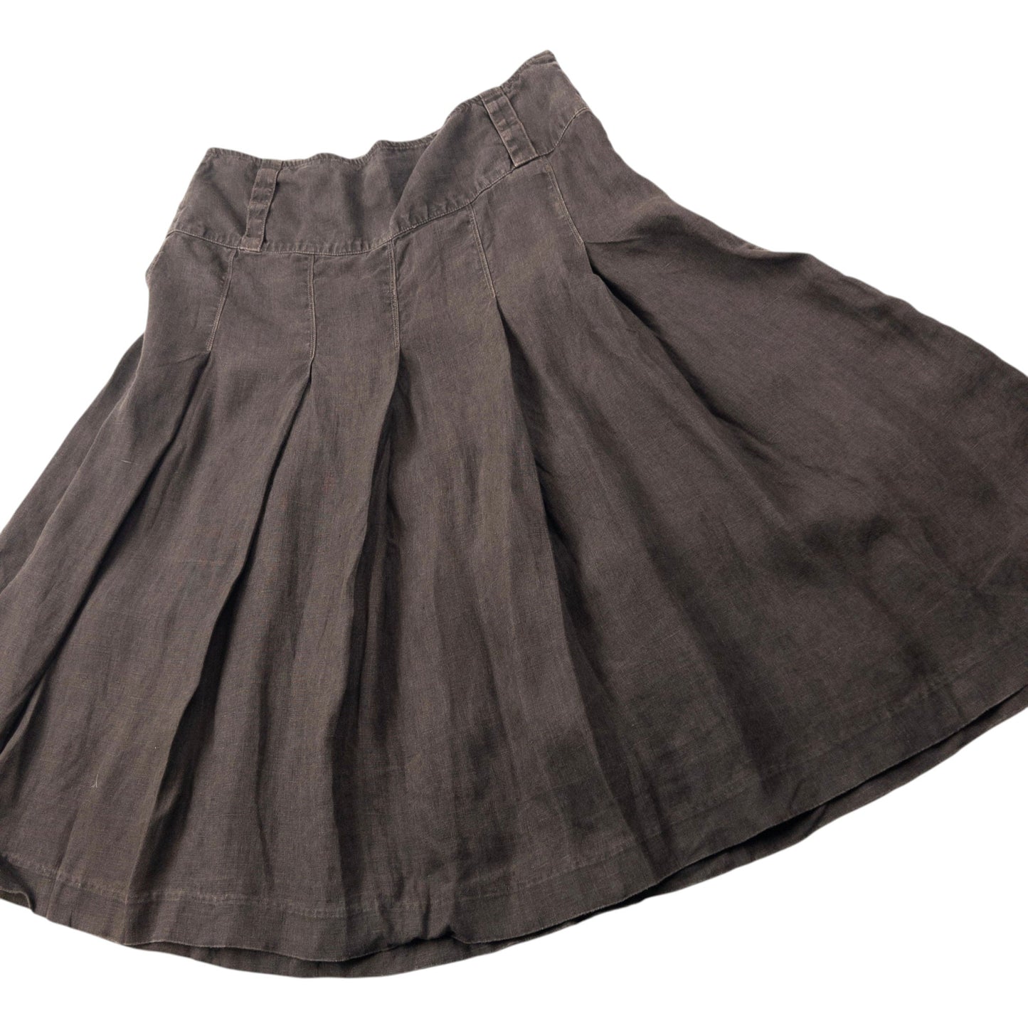 Vintage 2006 CP Company Pleated Skirt Womens Size W27 | W27, Brown