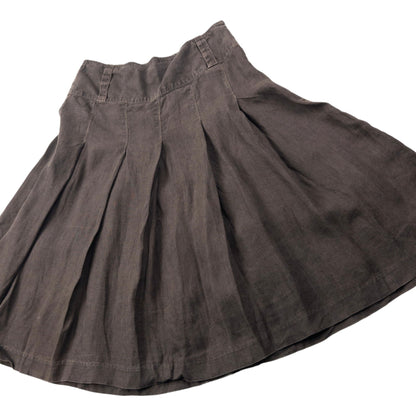 Vintage 2006 CP Company Pleated Skirt Womens Size W27 | W27, Brown