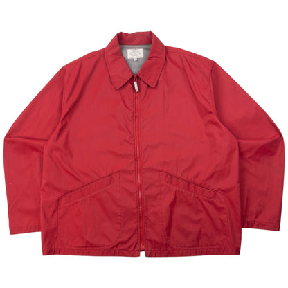 Vintage Armani Jeans Zip Up Rain Jacket Size XL