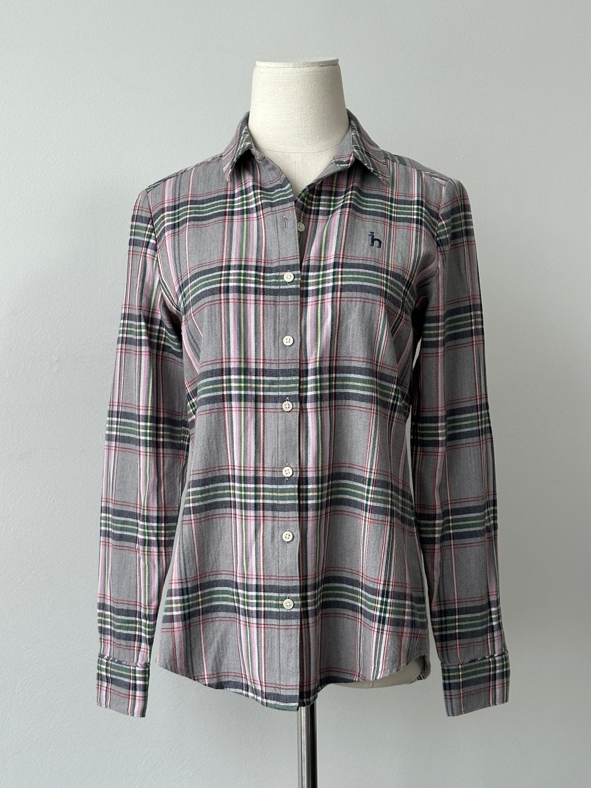 Hazzys Cotton Wool Check Flannel Shirt - S
