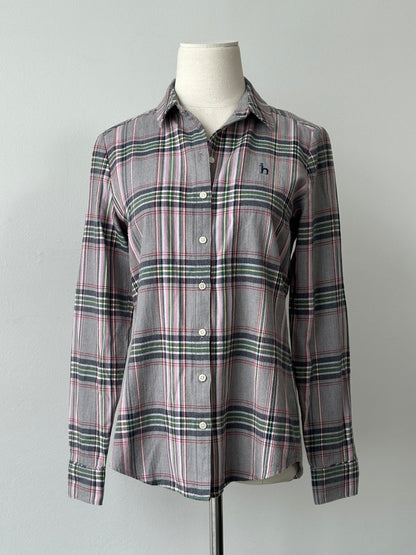 Hazzys Cotton Wool Check Flannel Shirt - S