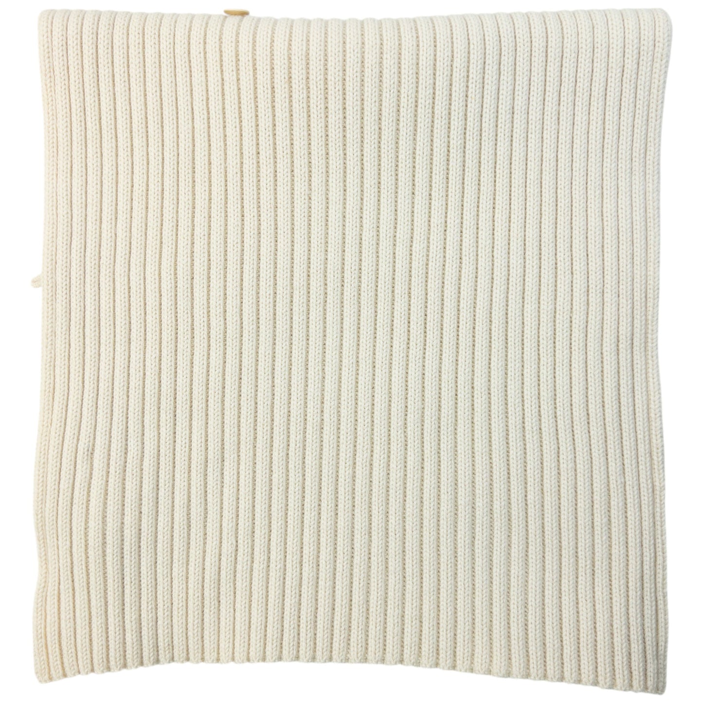 Vintage 90s Yohji Yamamoto Ribbed Knit Scarf | O/S, Cream