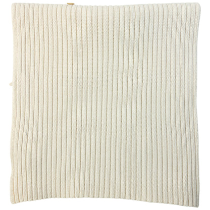 Vintage 90s Yohji Yamamoto Ribbed Knit Scarf | O/S, Cream