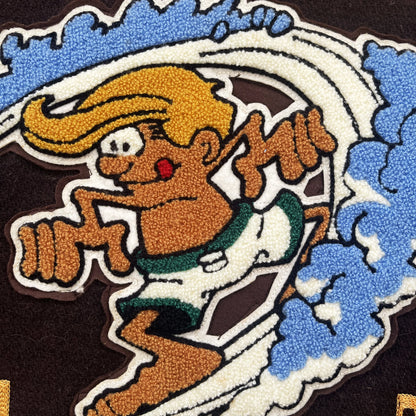 Whitesville 'Surfs Up' Varsity Jacket - Size XL