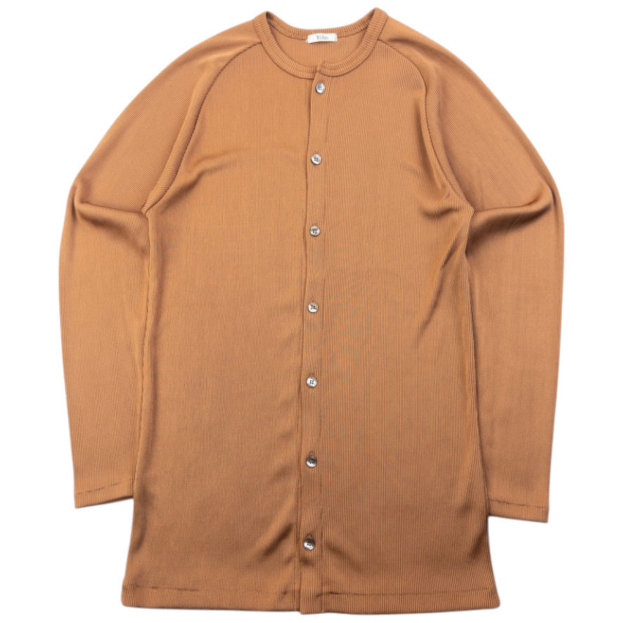 Vintage 90s Yohji Yamamoto Ribbed Cardigan Womens Size S | Small, Brown