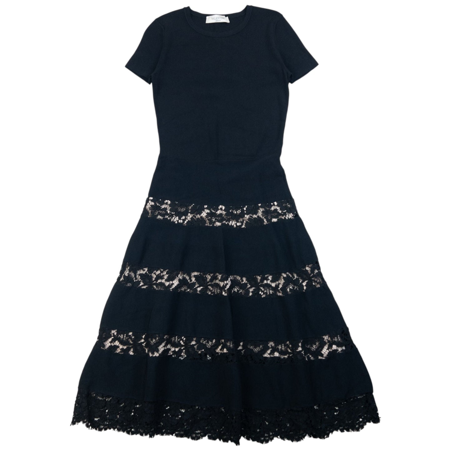 Vintage Valentino Lace Dress Womens Size S | Small, Black