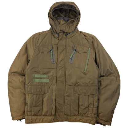 Vintage 2000s Marithe + Francois Girbaud Padded Jacket Size S | Small, Brown