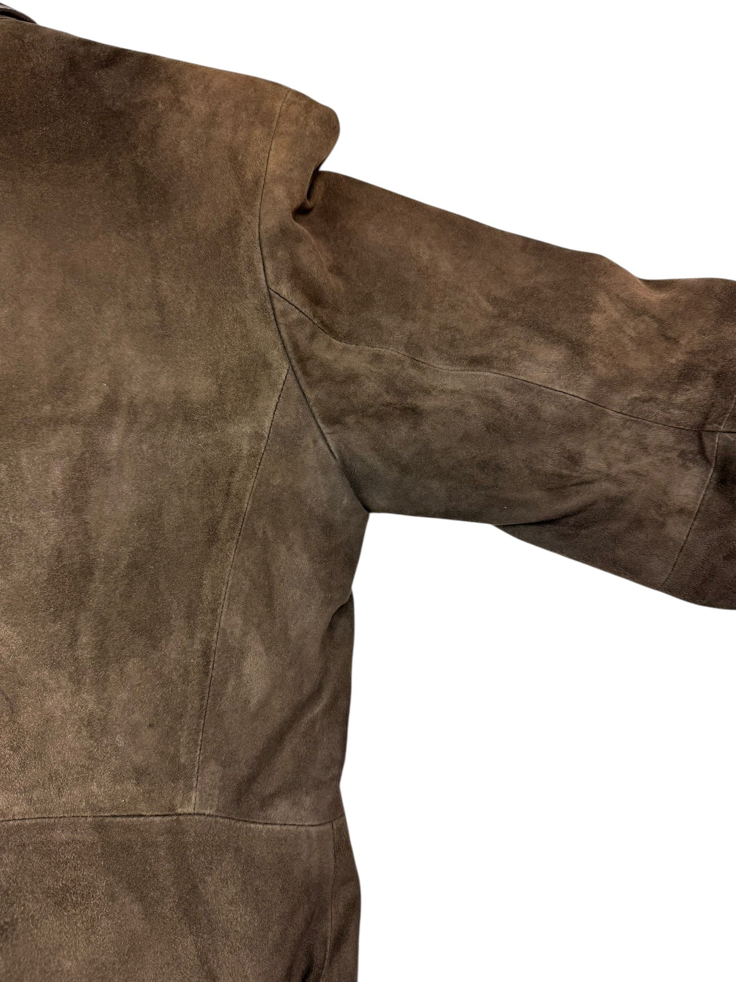 Emporio Armani suede jacket | Brown, Brown