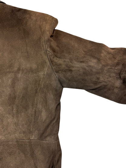 Emporio Armani suede jacket | Brown, Brown
