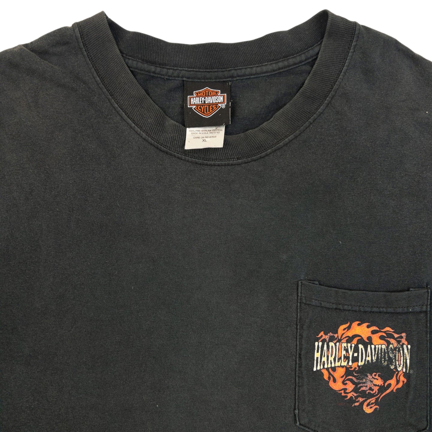 Vintage 2000s Harley Davidson Graphic T Shirt Size XL | XL, Grey