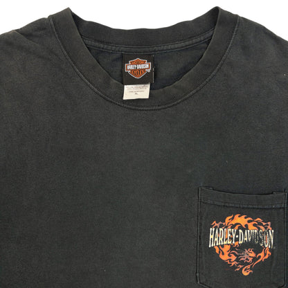 Vintage 2000s Harley Davidson Graphic T Shirt Size XL | XL, Grey