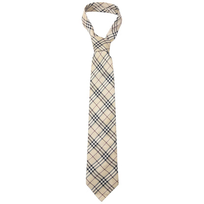 Vintage Burberry Nova Check Silk Tie