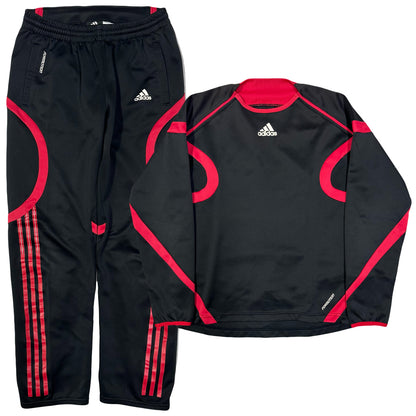 Adidas Formotion Tracksuit In Red & Black ( S )