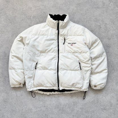 Polo Sport Ralph Lauren RARE 1990s technical fleece lined puffer jacket (L)