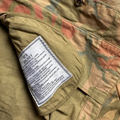 S/S 1990 Tiger Orange Ice Camouflage Jacket Bomber Jacket