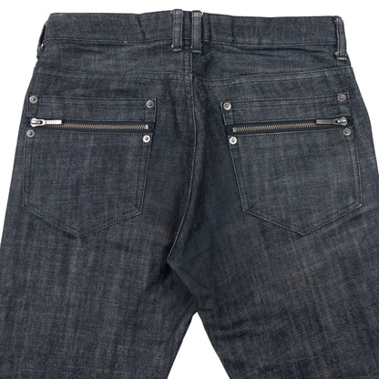 Vintage Katharine Hamnett Cropped Denim Jeans Size W29 | W29, Black