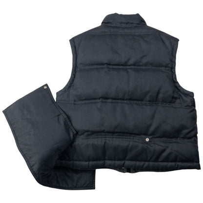 Vintage 2000s Dolce & Gabbana Convertible Multi Pocket Puffer Gilet Size S | Small, Black
