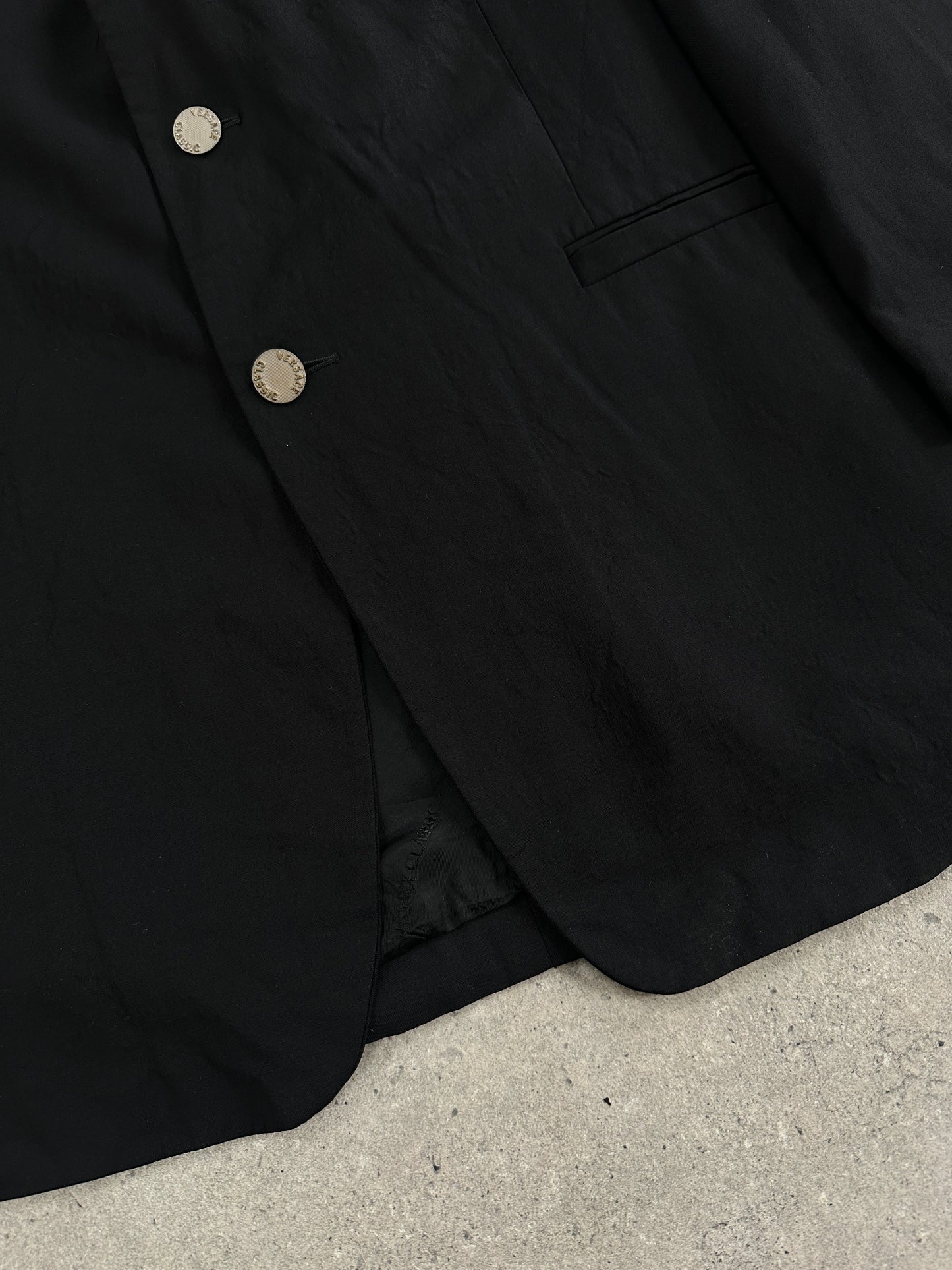 Versace Classic Bespoke Button Pure Wool Single Breasted Blazer - 46R/XL