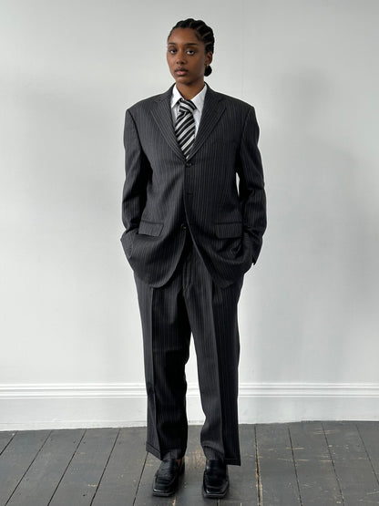 Loro Piana x Visaruno 2000s Pure Wool Stripe Suit - 40R/W32